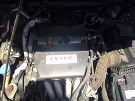 2006 HONDA ACCORD, BURGUNDY, EX, 2.4L, VTEC, AT,  A25117